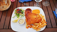 Fish and chips du Restaurant français Le Crech-Kerio à Île-de-Bréhat - n°5