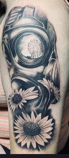 Explore bandana tattoo ideas, creative tattoo ideas in Whiteville, available at Iconik ink tattoo studio