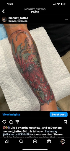 Explore aphrodite tattoo ideas, creative tattoo ideas in Cabot, available at ELECTRIC PANTHER TATTOO GALLERY