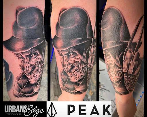 Explore logger tattoo ideas, creative tattoo ideas in Sunbury, available at Knuckles & Needles Tattoo Parlor