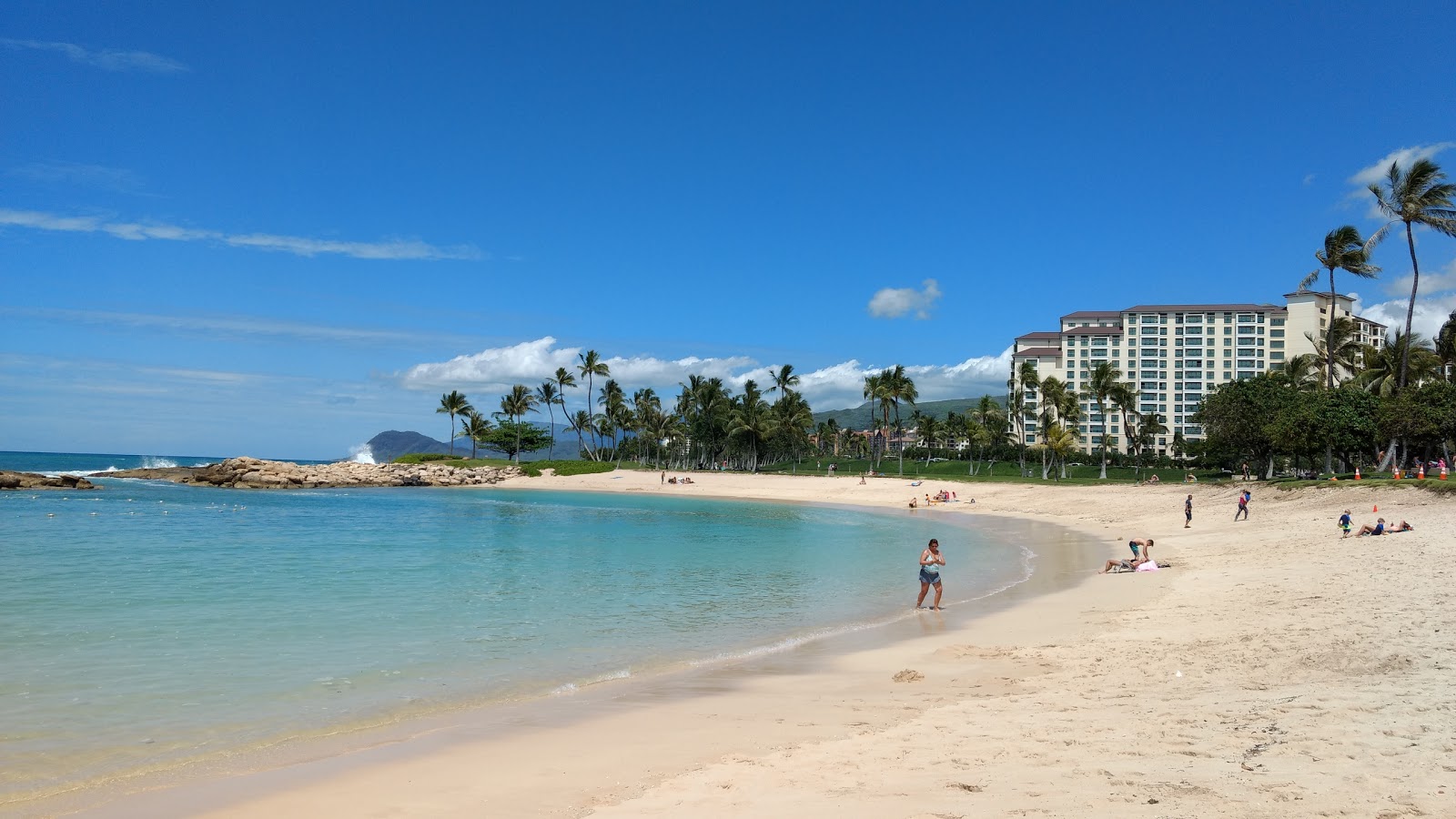 Photo of Ko Olina Beach with turquoise pure water surface