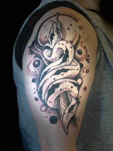 Explore script tattoo ideas for men, creative tattoo ideas in Madison, available at ART IMMORTAL TATTOO