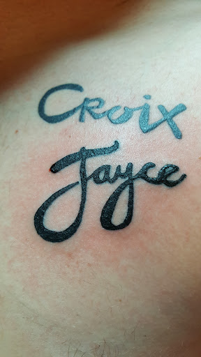 Explore calf tattoo ideas for guys, creative tattoo ideas in Forest Lake, available at Dicks Tattoo