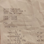 Photo n°1 de l'avis de Sofa7777. fait le 12/09/2020 à 18:35 sur le  Restaurant Roadhouse Saloon Steakhouse à Bad Salzungen