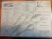 Restaurant de la Gare à Grisolles menu