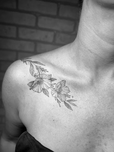 Explore trapped tattoo ideas, creative tattoo ideas in Springboro, available at Ink by Erin Ironside Tattoo Studio