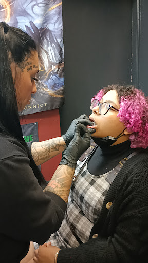 Explore latino tattoo ideas, creative tattoo ideas in Cranston, available at Anchored in Flesh Piercings and Tattoos LLC