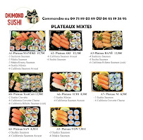 Okimono Sushi à Agen menu