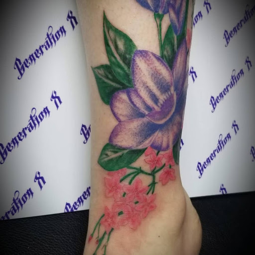 Explore cute foot tattoo ideas, creative tattoo ideas in Nevada, available at Generation X Tattoos and Piercings