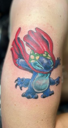 Explore stitch tattoo ideas, creative tattoo ideas in Saraland, available at Exit 13 Tattoo