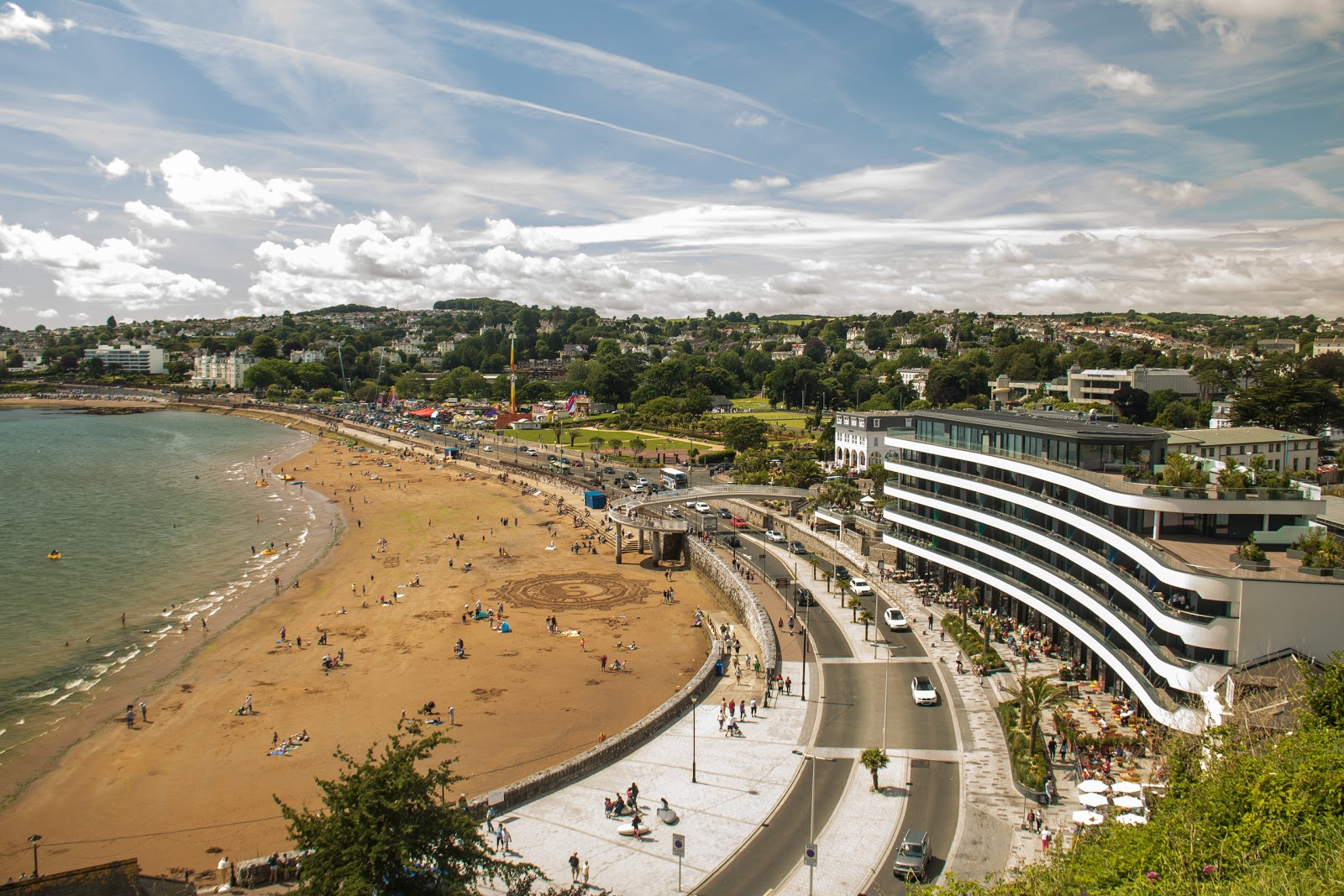 Photo of Torre Abbey Sands and the settlement