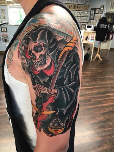 Explore boyfriend tattoo ideas for girlfriend, creative tattoo ideas in Delmar, available at Resolute Tattoo