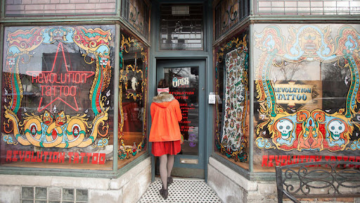 Explore tattoo sleeve ideas for women, creative tattoo ideas in Chicago, available at Revolution Tattoo