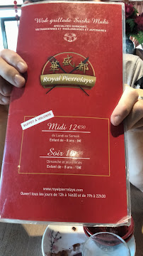 Royal Pierrelaye à Pierrelaye menu