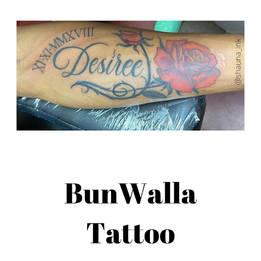 Explore sunflower sleeve tattoo ideas, creative tattoo ideas in Phoenix, available at BunWalla Tattoo