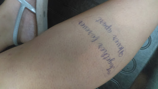 Explore butterfly tattoo sleeve ideas, creative tattoo ideas in Athens, available at Electric Zombie Tattoo And Piercing