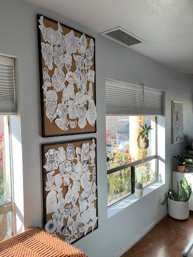 Explore japanese lettering tattoo ideas, creative tattoo ideas in Carefree, available at Lucid Arts - Design & Tattoo