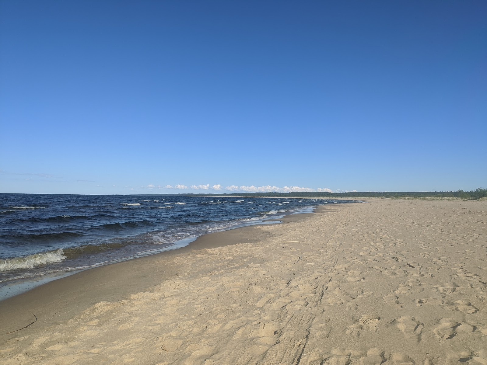 Φωτογραφία του Mikoszewo Beach με επίπεδο καθαριότητας εν μέρει καθαρό