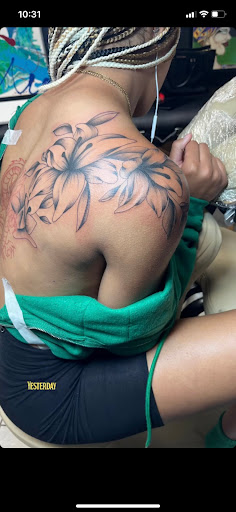 Explore shark tooth tattoo ideas, creative tattoo ideas in Louisville, available at Zoes Tattoos & Piercings