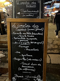 Menu / carte de Le Comptoir des Saveurs à Bourg-Saint-Maurice