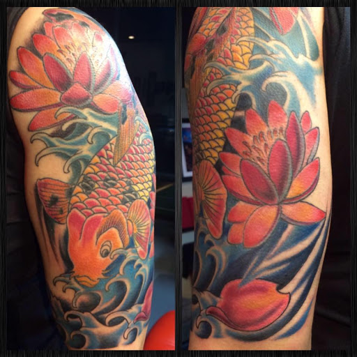 Explore tattoo ideas for birthdays, creative tattoo ideas in Houston, available at Rose & Dagger Tattoo