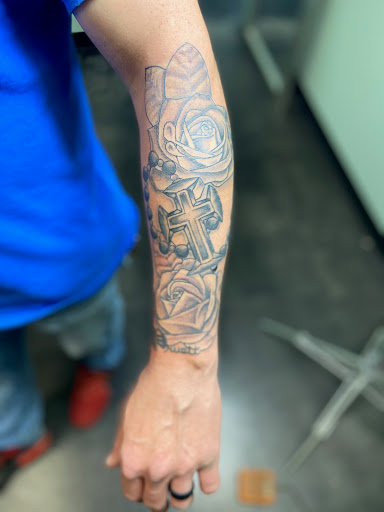 Explore dance tattoo ideas, creative tattoo ideas in Meridian, available at Creative Pain Tattoo Studio