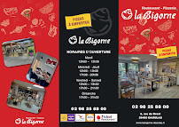 Restaurant La Bigorne à Daoulas (la carte)