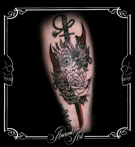 Explore lover tattoo ideas, creative tattoo ideas in Hampton, available at Ancient Art Tattoo Studio