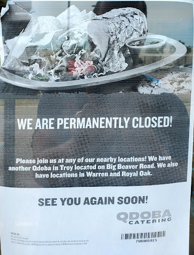 Mexican Restaurant «QDOBA Mexican Eats», reviews and photos, 398 W 14 Mile Rd, Troy, MI 48083, USA