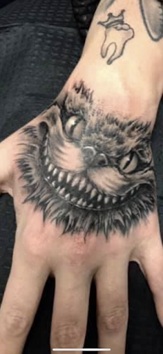 Explore carolina panthers tattoo ideas, creative tattoo ideas in Oak Forest, available at Silver Raven Tattoos