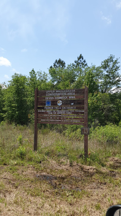 Parker Field Entrance - Upper Waccasassa Conservation Area