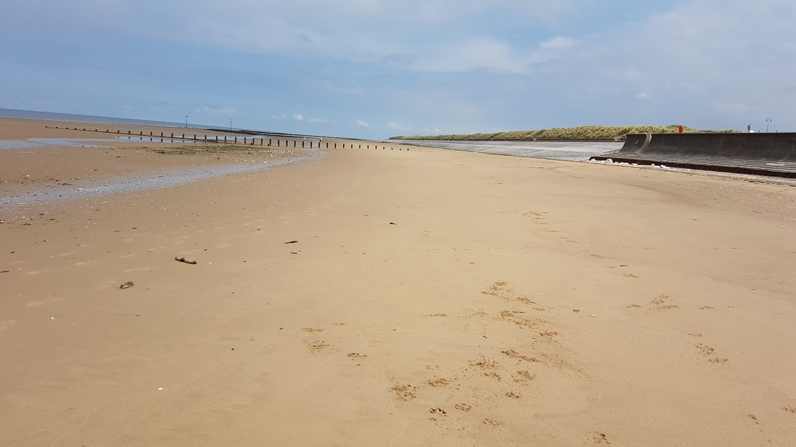 Fotografija Ffrith plaža z dolga ravna obala