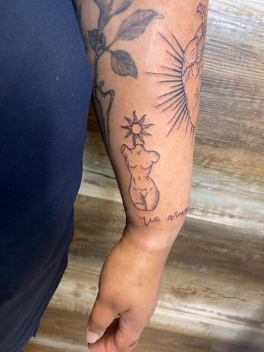 Explore christian half sleeve tattoo ideas, creative tattoo ideas in Biloxi, available at Artisan Ink Studio