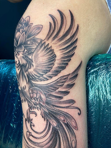 Explore raiders tattoo ideas, creative tattoo ideas in Loveland, available at Single Needle Tattoo