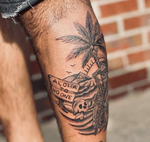 Explore science tattoo ideas, creative tattoo ideas in Warner Robins, available at Untold Pain Tattoo Studio