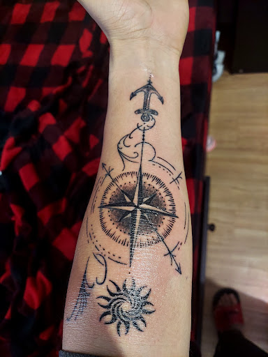 Explore neck tattoo cover up ideas, creative tattoo ideas in Flushing, available at 7 Train Tattoo Studio Inc