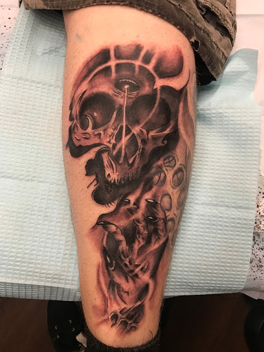 Explore mother son matching tattoo ideas, creative tattoo ideas in Roscoe, available at Elevated Ink Tattoo