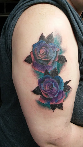 Explore warrior tattoo sleeve ideas, creative tattoo ideas in Big Spring, available at A Mom & Pop Tattoo Shop