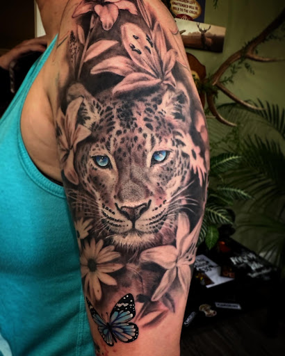 Explore nacho libre tattoo ideas, creative tattoo ideas in Fleetwood, available at Fodor Ink Tattoo Studio