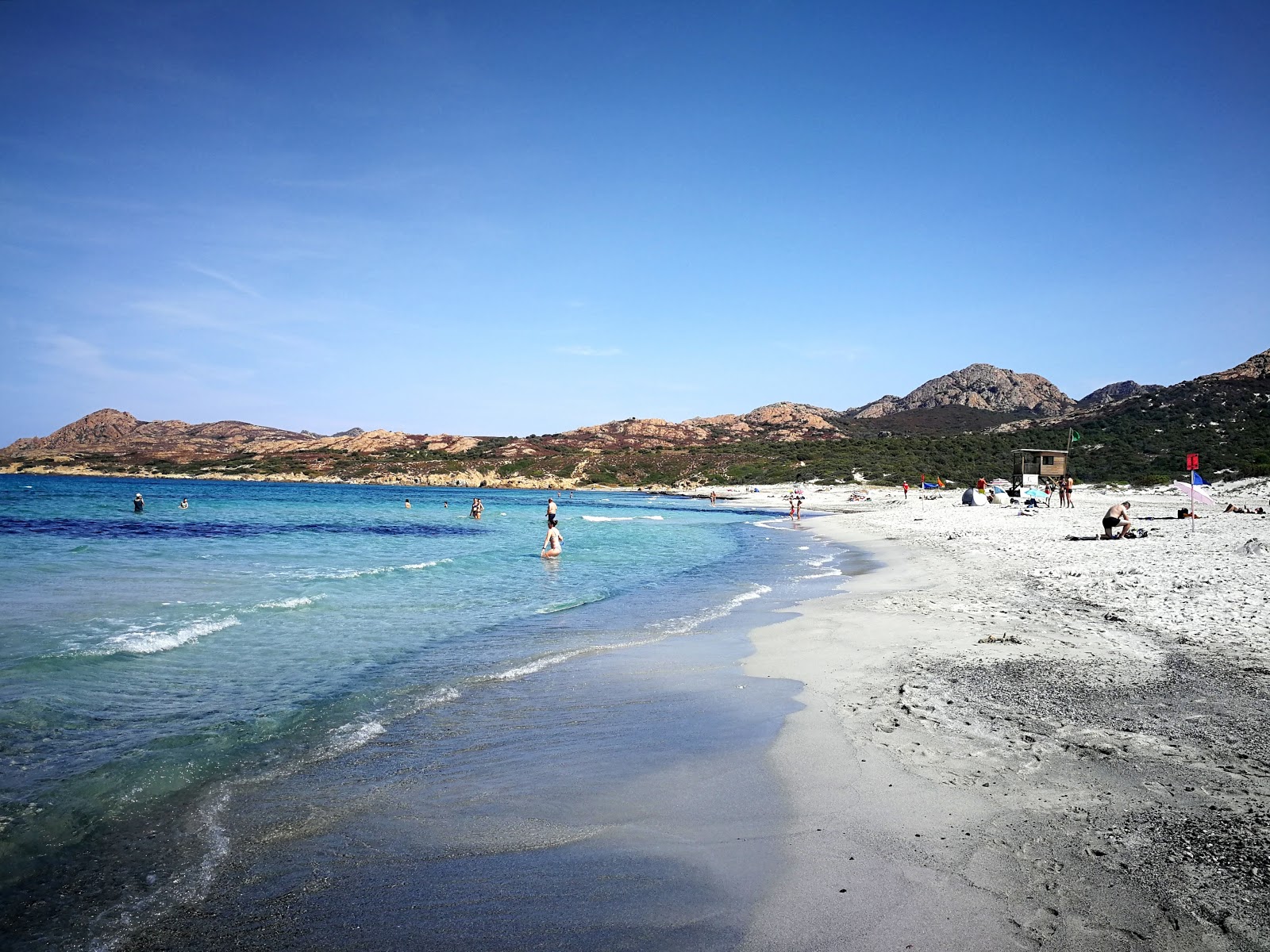 Fotografie cu Plaja Ostriconi cu o suprafață de nisip strălucitor