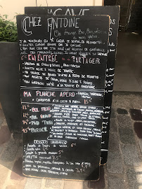 Les bols d'Antoine à Paris menu