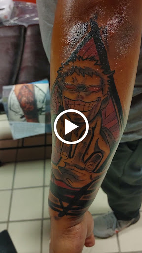 Explore elephant tattoo ideas, creative tattoo ideas in Hereford, available at Slow Pain Tattoo Body Art Studio