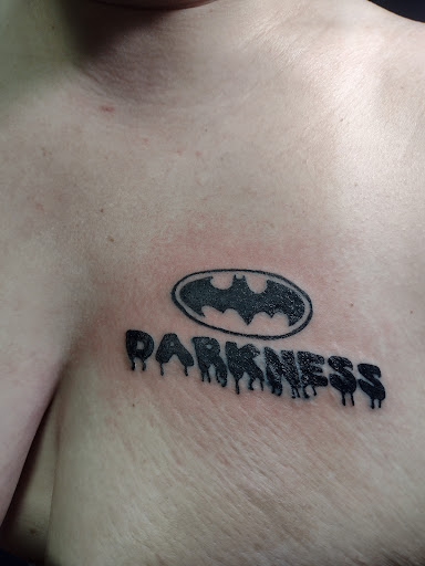Explore chest name tattoo ideas, creative tattoo ideas in Owosso, available at Twisted ink tattoo