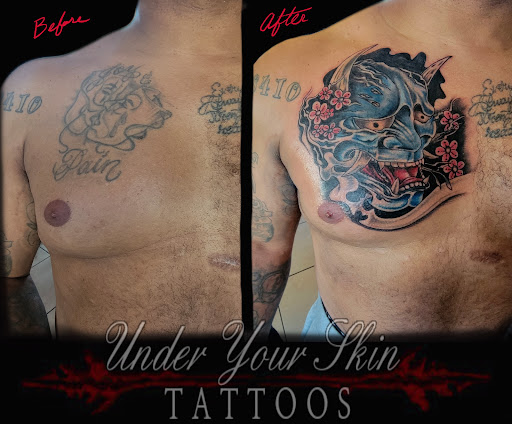 Explore dark tattoo ideas for women, creative tattoo ideas in Green Cove Springs, available at Under Your Skin Tattoos