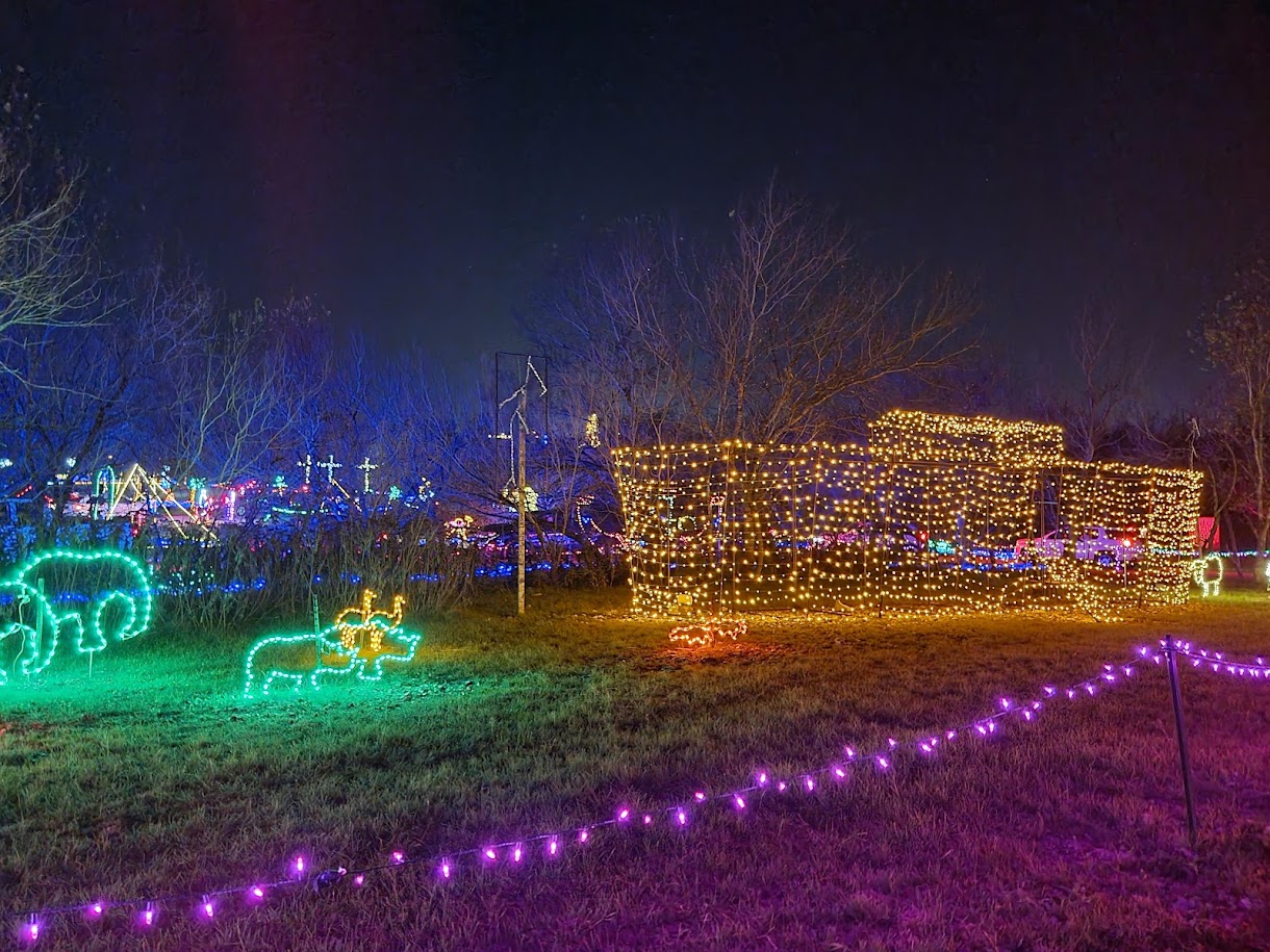 Santa's Ranch Drive Thru Christmas Light Park
