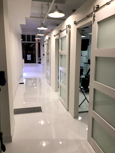 Explore rose thigh tattoo ideas, creative tattoo ideas in Salem, available at Merk Ink Tattoo Studio