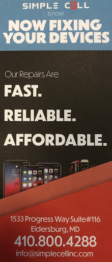 Electronics Store «Simple Cell», reviews and photos, 1533 Progress Way #116, Eldersburg, MD 21784, USA