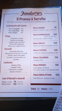 Fonda 56 à Cologno al Serio menu