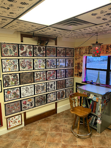 Explore mom & son tattoo ideas, creative tattoo ideas in Chaffee, available at Chaffee Town Tattoos