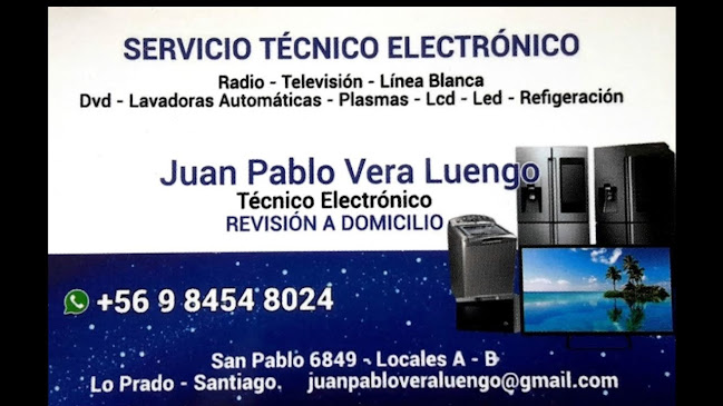 Servicio tecnico tv led y lavadoras - Lo Prado